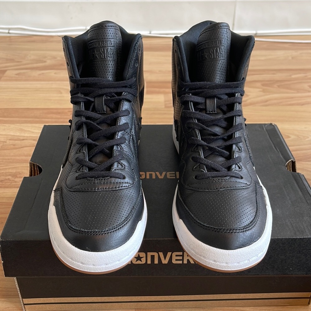 Converse Black and White High-Top Sneakers